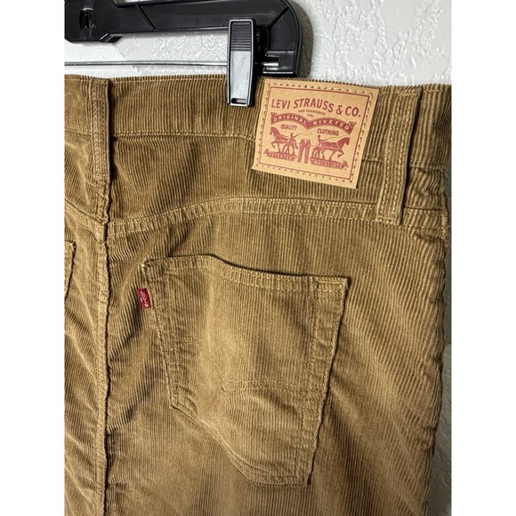 Levi's Womens Brown Corduroy Side Slit Midi Skirt Size 32 - Picture 13 of 13